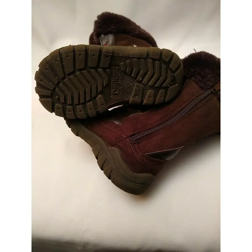 Osh Kosh BGosh Little Girls Boots Anita-12 Brown Size 6 Winter